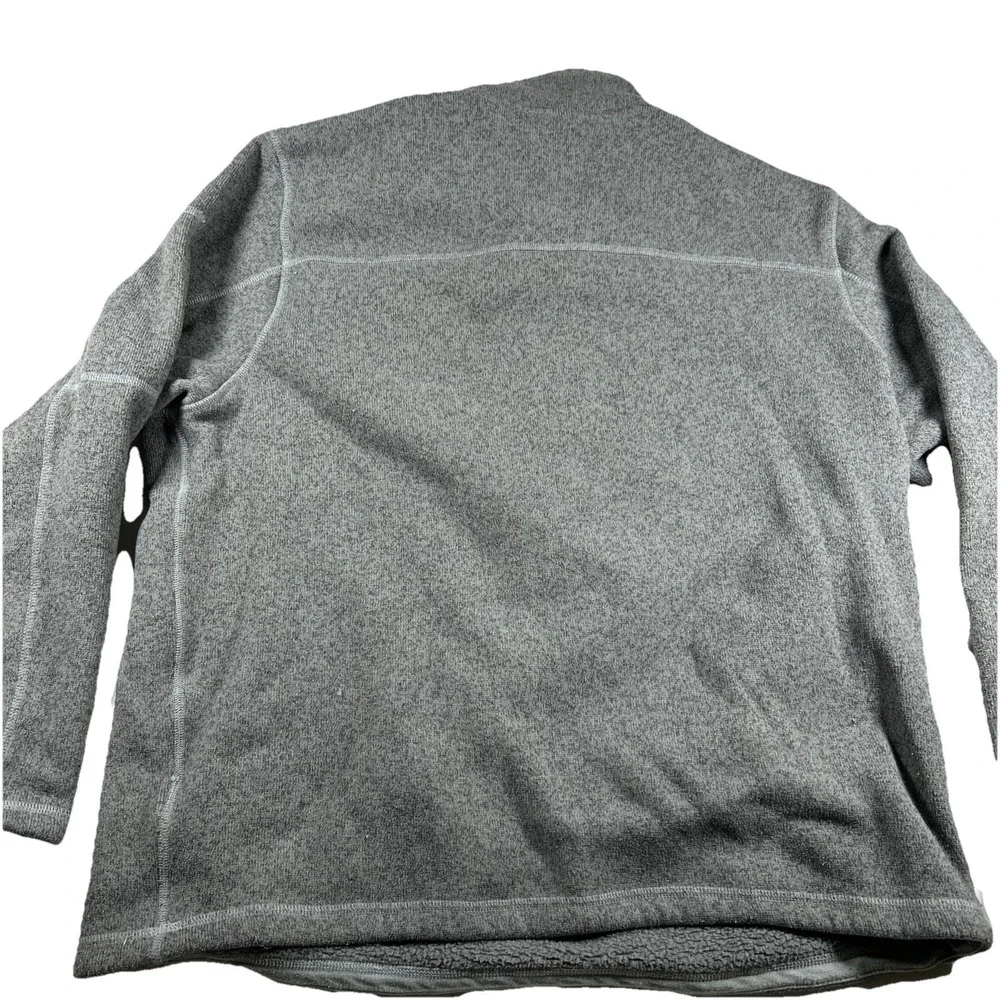 The North Face Pullover Sweater Men's XXL Gray 1/2 Zip Soft Fleece Lined Outdoor